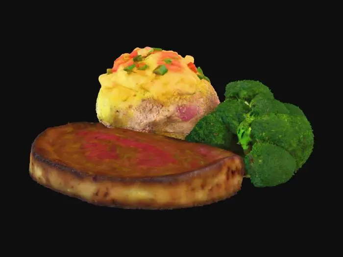 3D model for Steak and Sides Delight