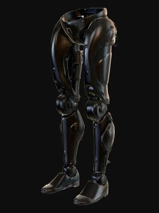 3D model for NESECITO QUE ME HAGAS UN EXOESQUELETO  DE PIERNA COMPLETA  CON EL MECANISMO  DE USO LO MAS DE TALLADA Y REALISTA POSIBLE 
