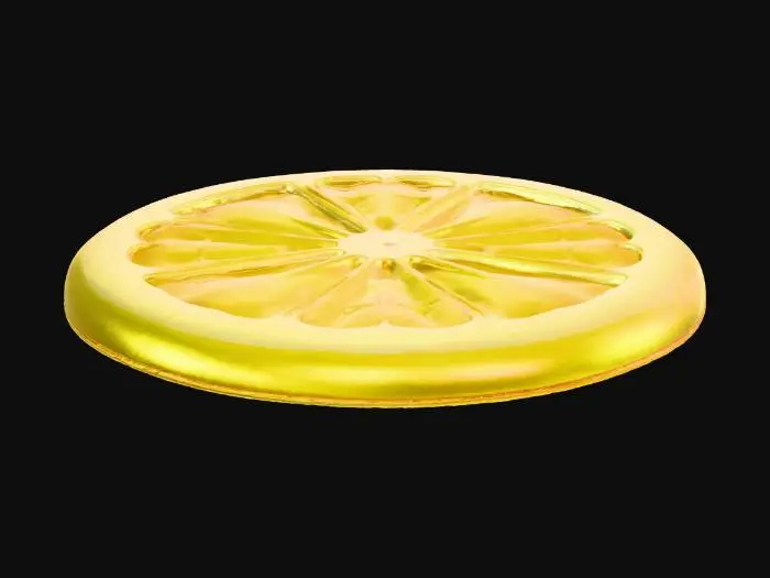 3D model for Lemon Slice Art