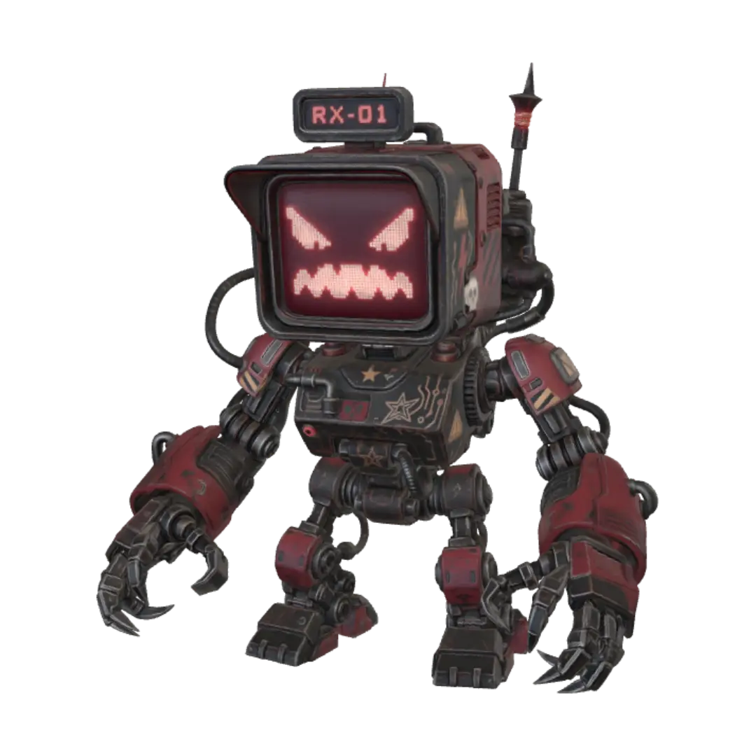 RX-01 Furybot - Variant 3D model, vytvořený pomocí AI