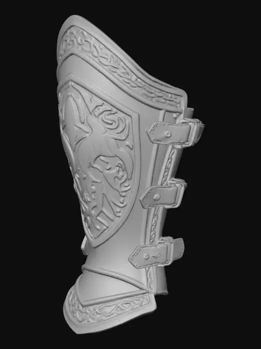 3D model for 중세 각반
게임 장비
발 부분은 없음
한쪽 다리만 표현
허벅지 부분은 없음