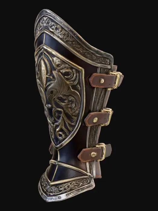 3D model for 중세 각반
게임 장비
발 부분은 없음
한쪽 다리만 표현
허벅지 부분은 없음