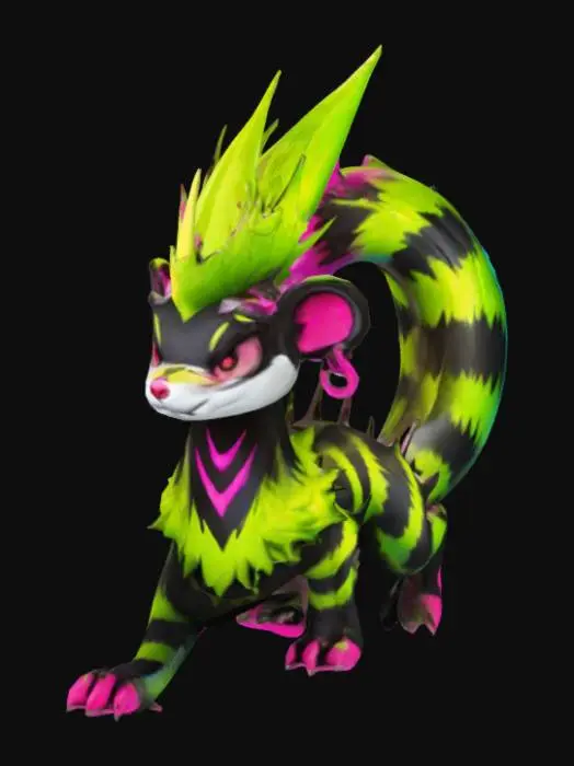 3D model for Neon Beast