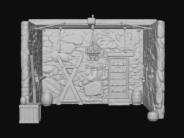 3D model for Dungeon Chamber