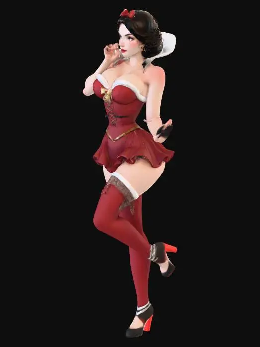 3D model for Winter Enchantress