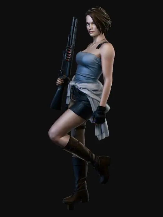 3D model for Lone Sharpshooter in the Brick Alley