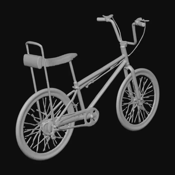 3D model for Green Cruiser Bike