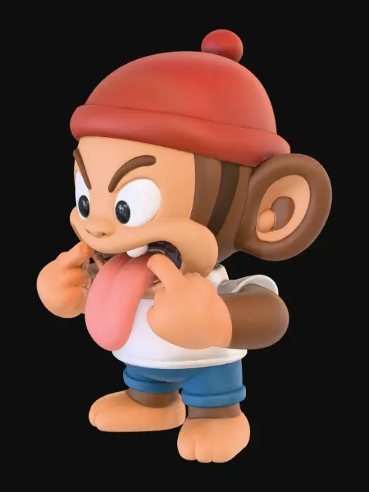 3D model for Cheeky Monkey