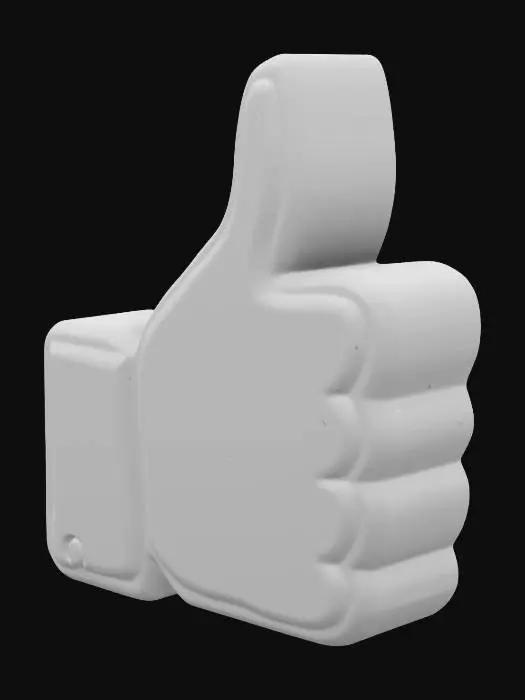 3D model for Thumbs Up Icon