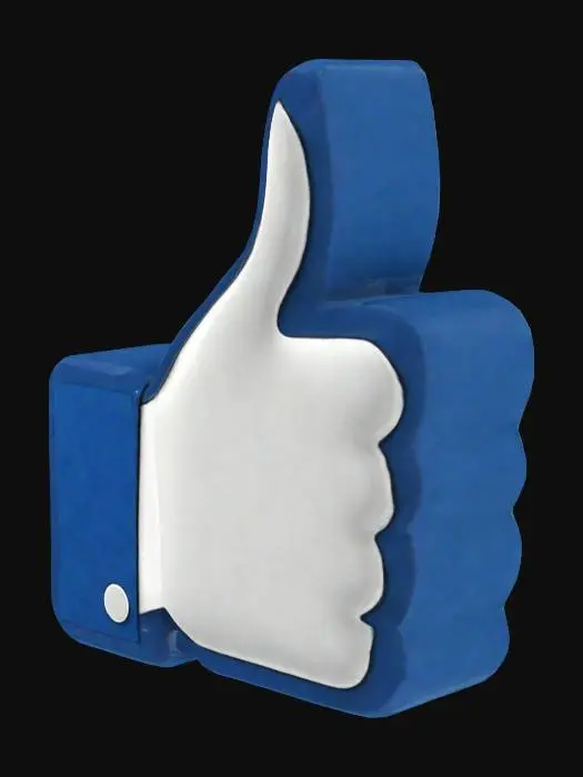 3D model for Thumbs Up Icon