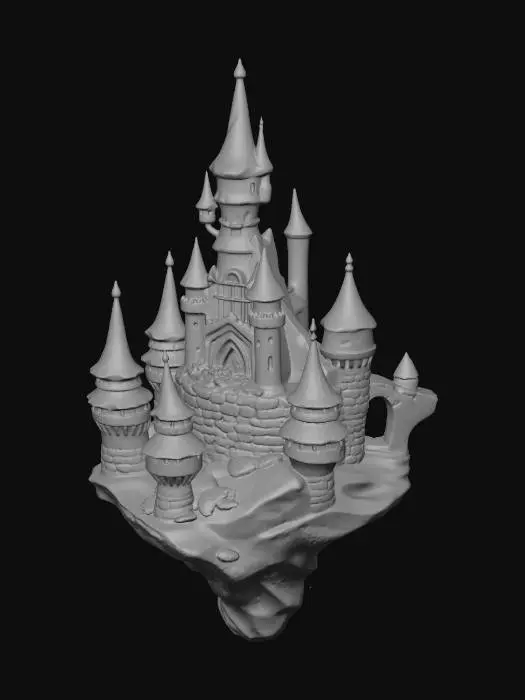 3D model for Floating Castle