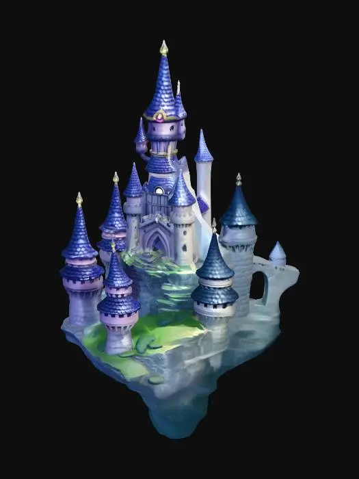 3D model for Floating Castle