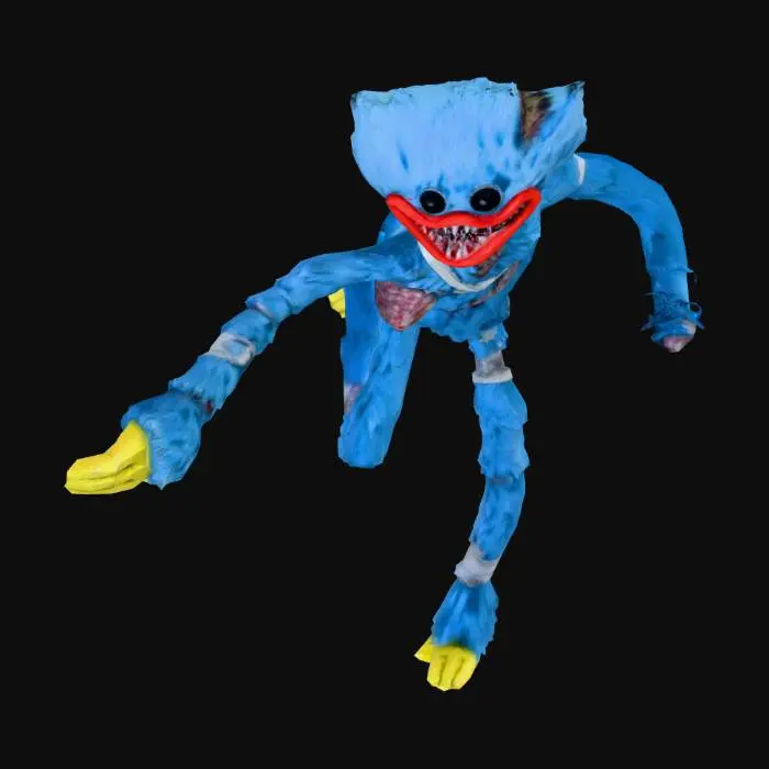 3D model for Huggy Wuggy