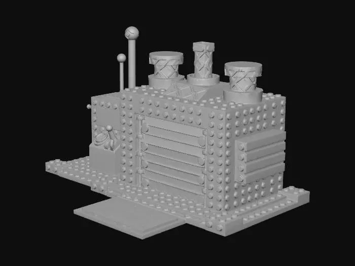 3D model for Toy Brick Factory