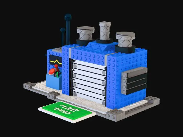 3D model for Toy Brick Factory