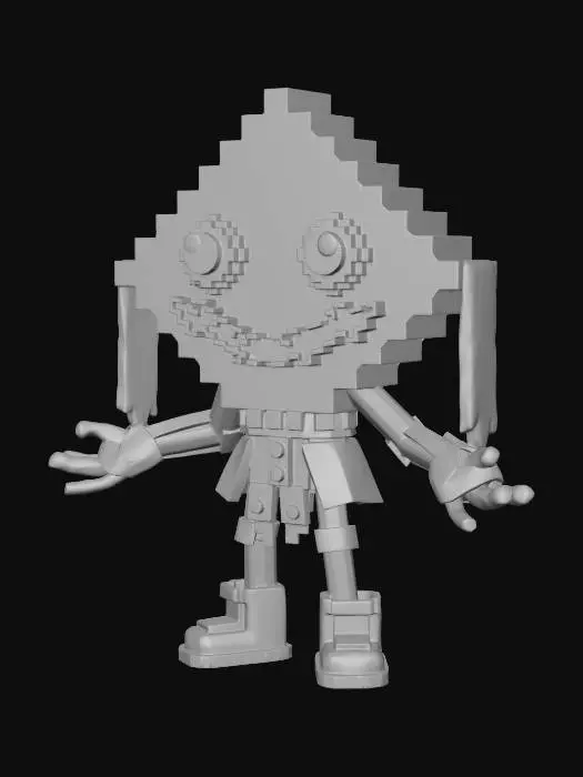3D model for Pixel Creature