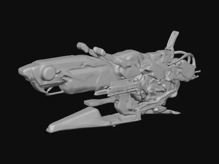 3D model for Futuristic Hoverbike