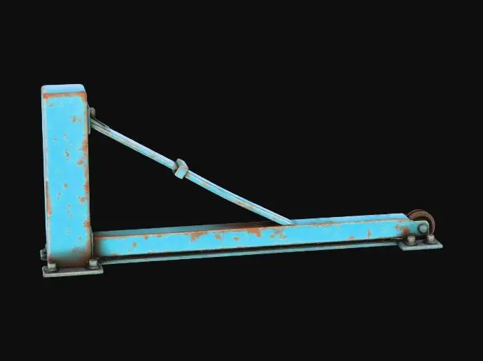 3D model for Steel Beam Support Structure