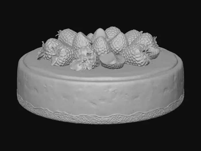 3D model for a cheesecake