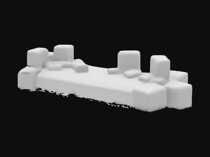 3D model for Hay Bale Couch