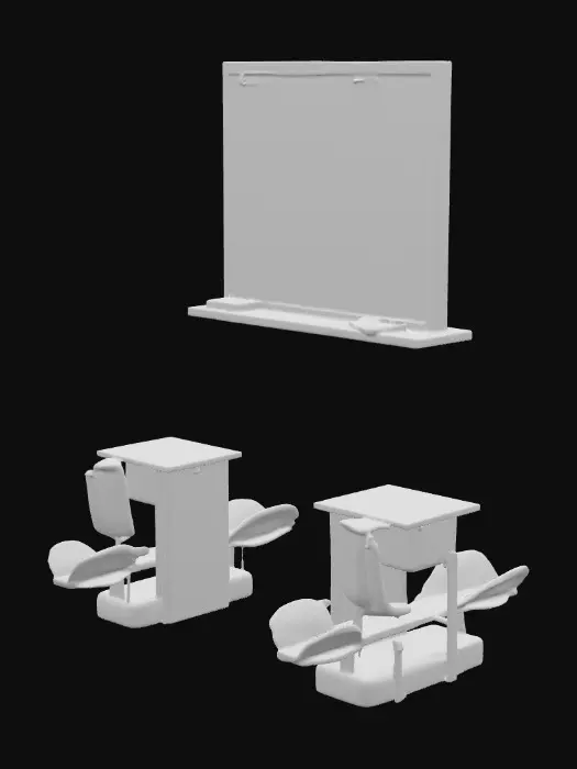 3D model for 教室里的黑板
