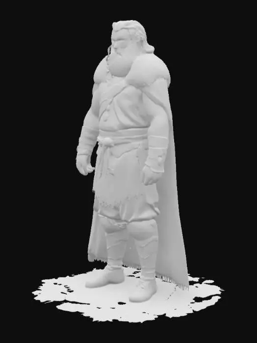 3D model for #AroundTheWorld#, finn mccool standing on a 3d map of Ireland and Britain