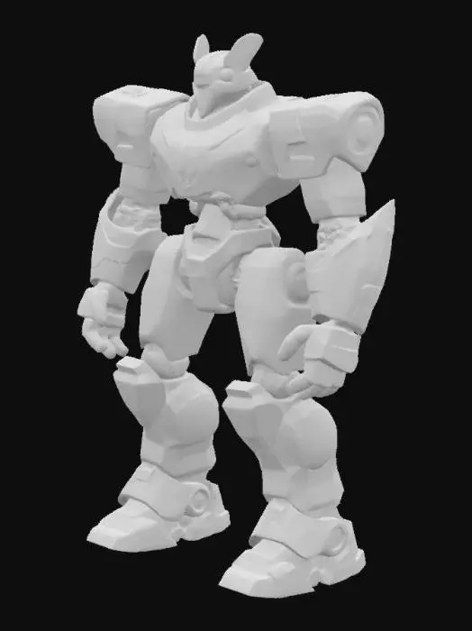 3D model for Megabots, giga-mecha,  Ukrainian Giant Mecha with Ukrainian tridant logo on chest
#AroundTheWorld#