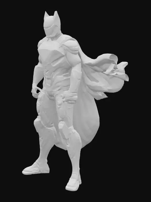 3D model for Superman wearing Ironman exosuit with the coolness of Batman