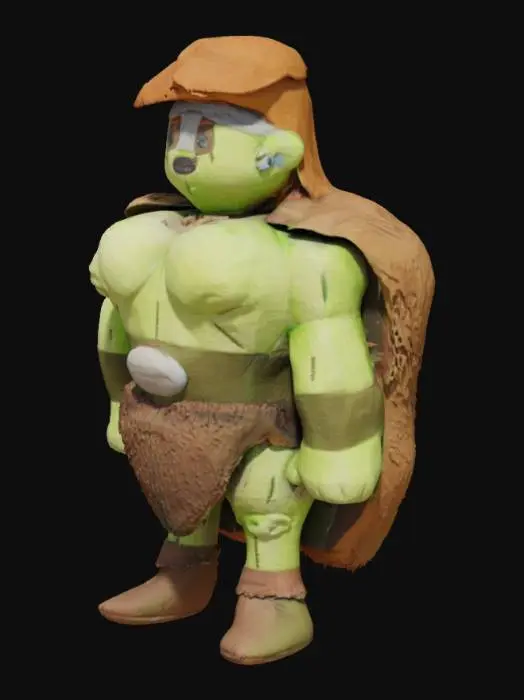 3D model for Orc Plush Warrior
