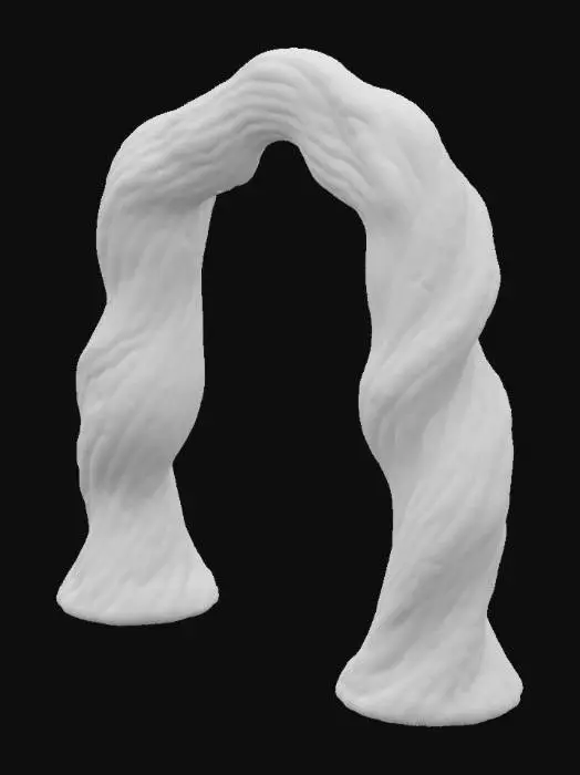 3D model for catenary arch by Gaudi