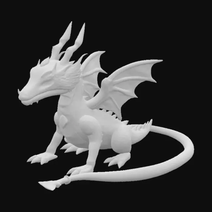 3D model for Golden cyborg dragon, jade sculpture Lapis lazuli, Blue Topaz, sapphire, azurite , super detail, jellycat style, 4k