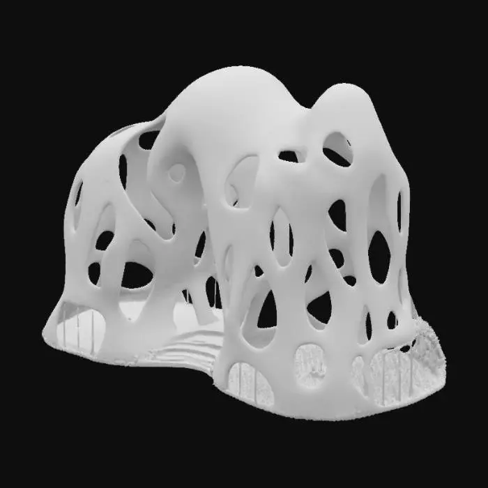 3D model for catenary arch by Gaudi, buildings designed using catenary arches. combine zaha hadid buildings and gaudi. tall medium and short residential, Hằng Nga Guesthouse, Arch, #arch#