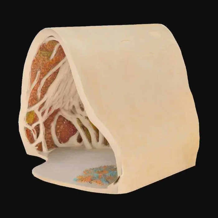 3D model for catenary arch by Gaudi, designed using catenary arches. combine zaha hadid and gaudi, Hằng Nga Guesthouse, Arch, #arch#, arch only