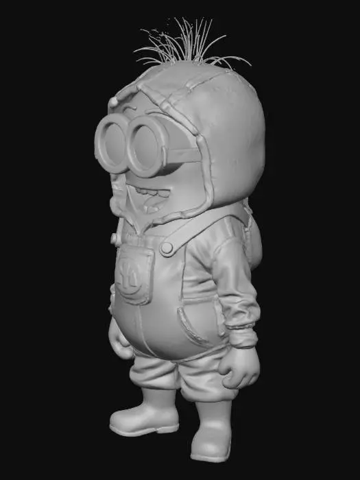 3D model for un minions vestito da helldivers2
