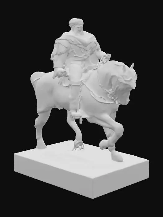 3D model for Monumental Equestrian Statue