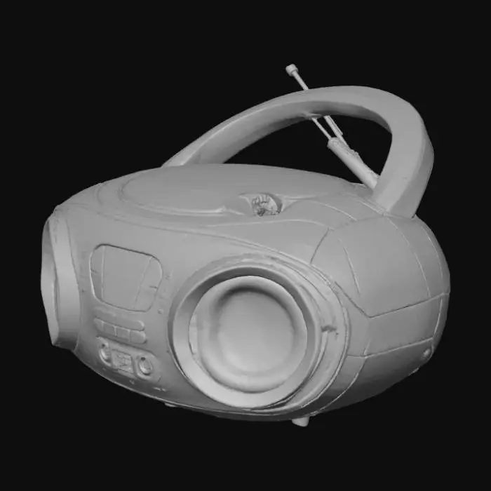 3D model for Portable Bluetooth Boombox