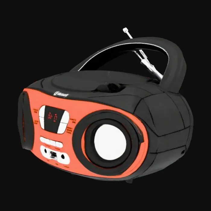 3D model for Portable Bluetooth Boombox