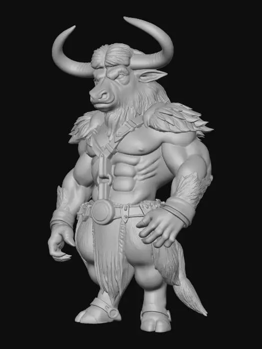 3D model for ファンコポップ風ミノタウロス