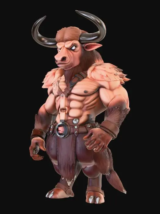 3D model for ファンコポップ風ミノタウロス