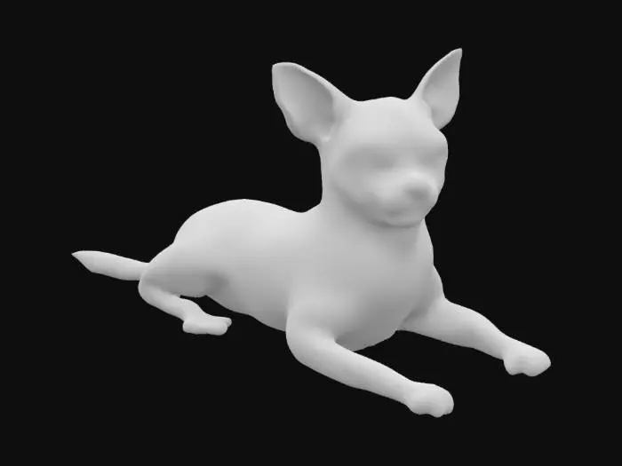 3D model for Charming Chihuahua