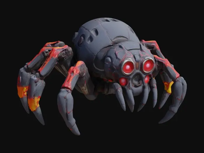 3D model for Cyber Arachnid