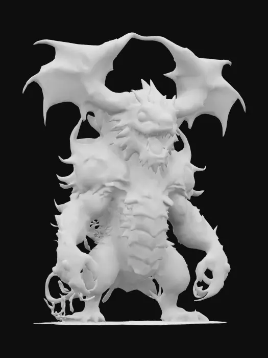 3D model for Chromatic Wyrm