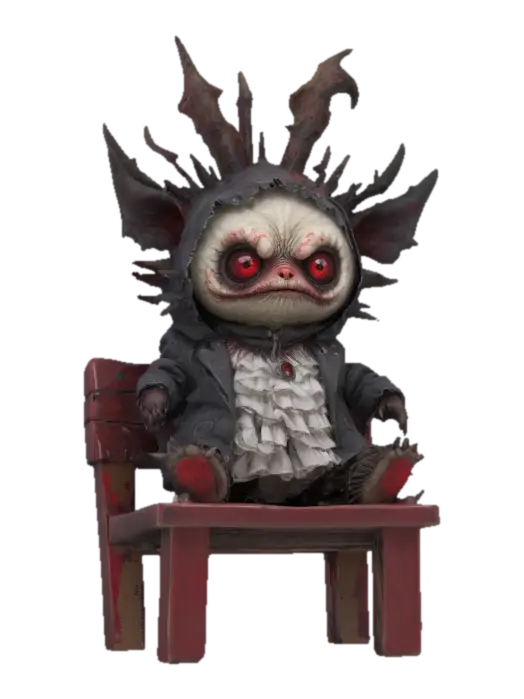 Spiky Goblin Plushie 由 ChrisCreatures 创建 — 使用 Meshy AI 3D 生成器制作,免费下载 FBX OBJ GLB STL