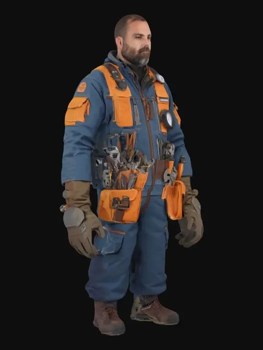 3D model for Toolbelt Technician