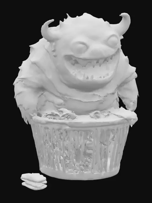 3D model for Laundry Monster Arrival