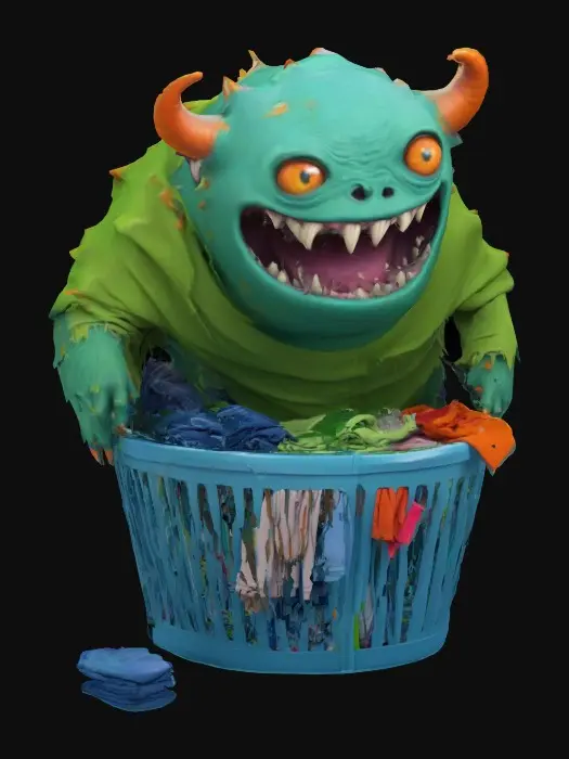 3D model for Laundry Monster Arrival
