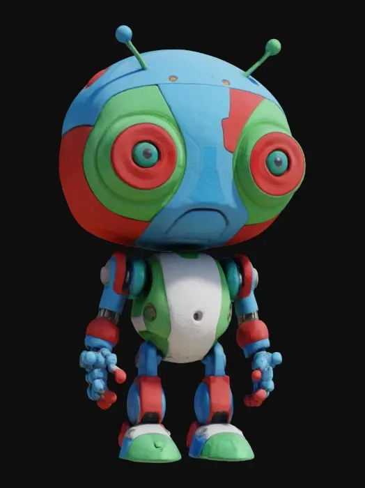 3D model for Colorful Bot