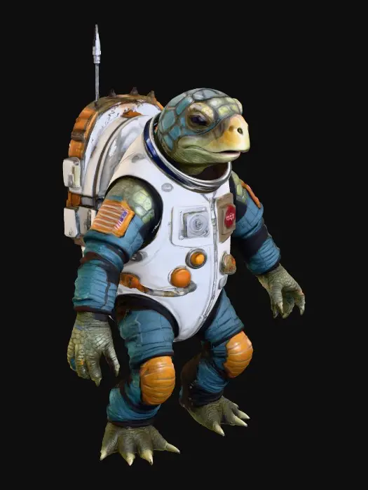 3D model for Turtle Astronaut Adventure