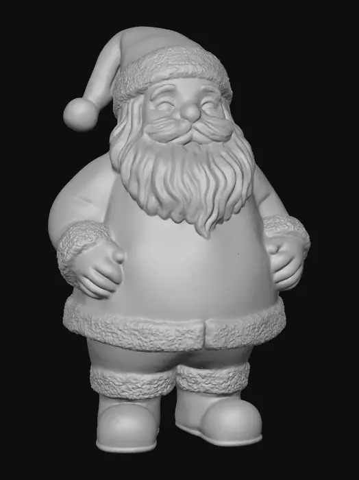 3D model for Chocolate Santa Sculpture