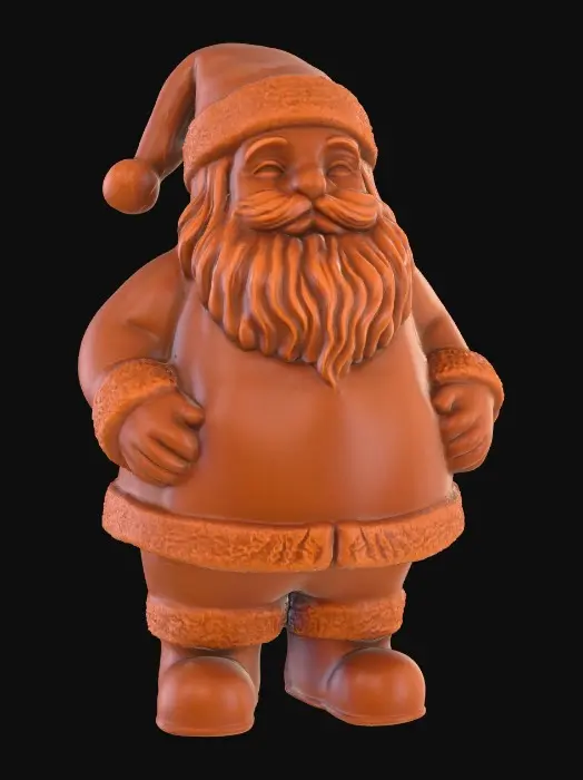 3D model for Chocolate Santa Sculpture